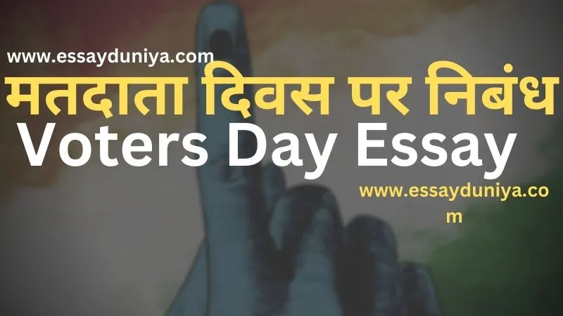 Voters Day Essay in Hindi